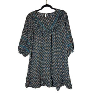 Suzanne Betro Woman's Shift Dress Geometric Size Large